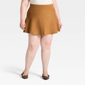 Women's Mini Sweater Skirt - A New Day™ - 1 of 3