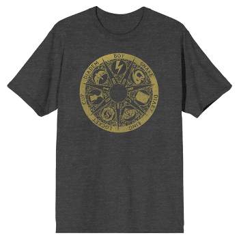 Harry Potter Gold Horcrux Men's Black T-shirt