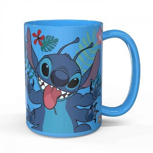 Adult Lilo & Stitch Weird But Cute 15 oz Ceramic Mug - 1 of 4