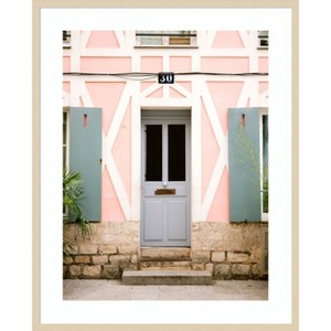 Amanti Art Rue de Cremieux No 30 Paris by Raisa Zwart Wood Framed Wall Art Print - 1 of 4