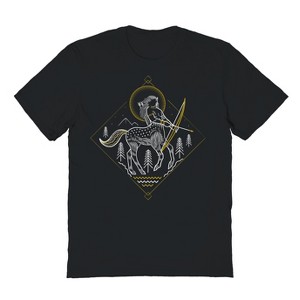 Harry Potter Men's Minimalist Centaur Outline Short Sleeve Graphic Cotton T-Shirt - 1 of 3