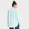 Women's Oversized Long Sleeve Collared Button-Down Shirt - Universal Thread™ - 2 of 3