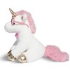 FAO Schwarz 12" Sparklers Unicorn with Removable Red Heart Glasses Toy Plush - image 4 of 4