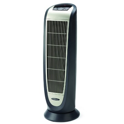 Lasko 5160 Portable Electric 1500 Watt Room Oscillating Ceramic Tower Space Heater with Remote, Adjustable Thermostat, Digital Controls, and Timer