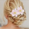 Unique Bargains Women's Simulated Flower Duckbill Clip 2 Pcs - 2 of 4