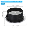 Unique Bargains ABS Plastic Adjustable Round with Screen Bathroom Office Air Vent Cover 2 Pcs - 2 of 4