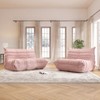 SYFERLORY Soft Beanbag Chair Set of 2£¬Bean Bag Chairs for Teens with High-Resilience Foam, Non-Slip Base Floor Lounge Sofa,Living Room - 3 of 4