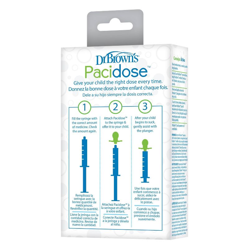 Dr. Brown&#39;s Pacidose Liquid Medicine Dispenser for Babies with 2 Pacifier Bulbs - 0-6M &#38; 6-18M, 4 of 21