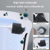 Silicone Toilet Brush Set with Ventilated Holder - Floor Standing or Wall Mounted Without Drilling, for a Hygienic Bathroom - 3 of 4
