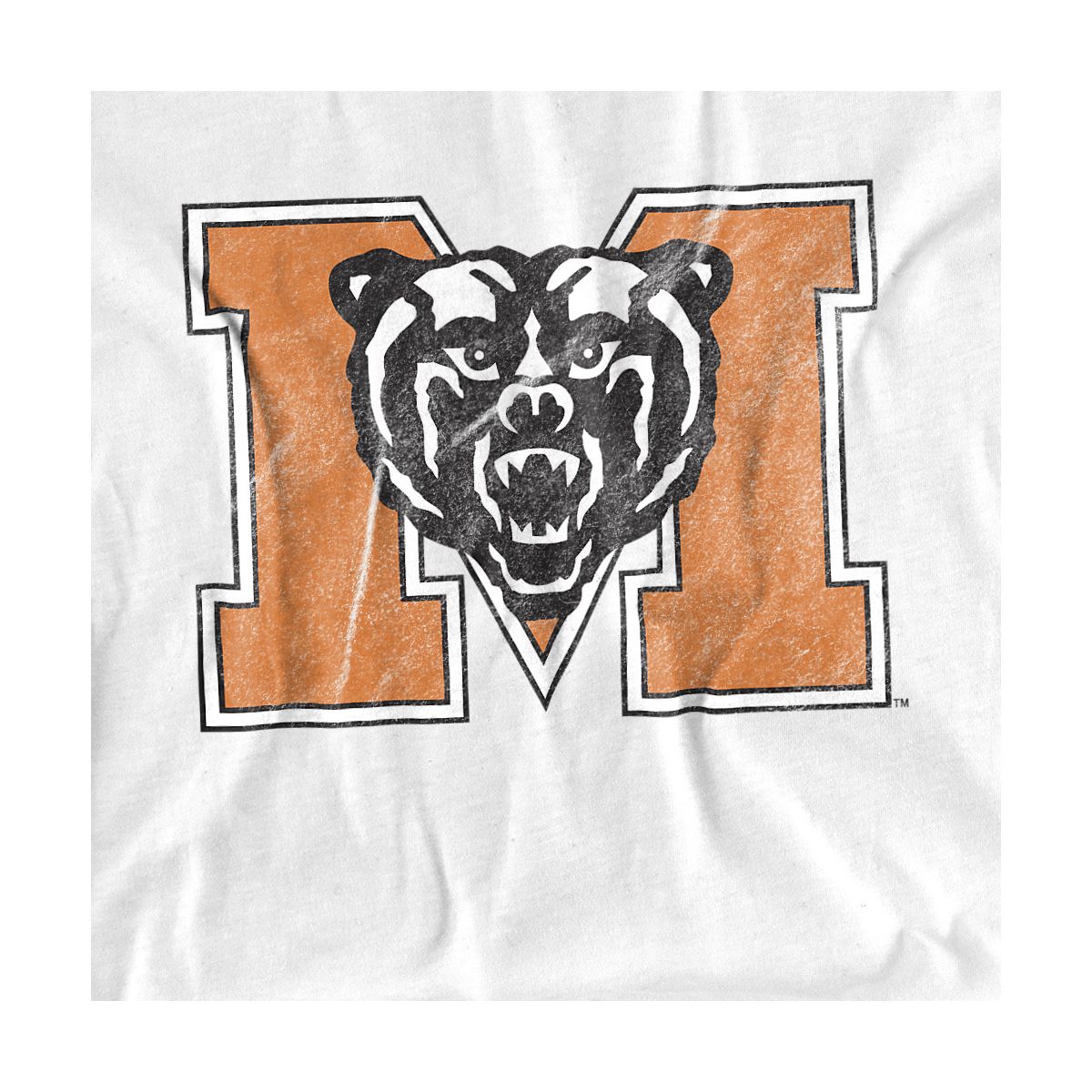 Men's Mercer University Official Distressed Primary T-Shirt - thumbnail 10