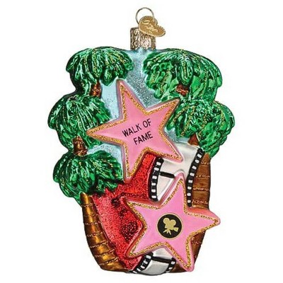 Old World Christmas 5.0 Inch Hollywood Walk Of Fame Film Stars Tree Ornaments