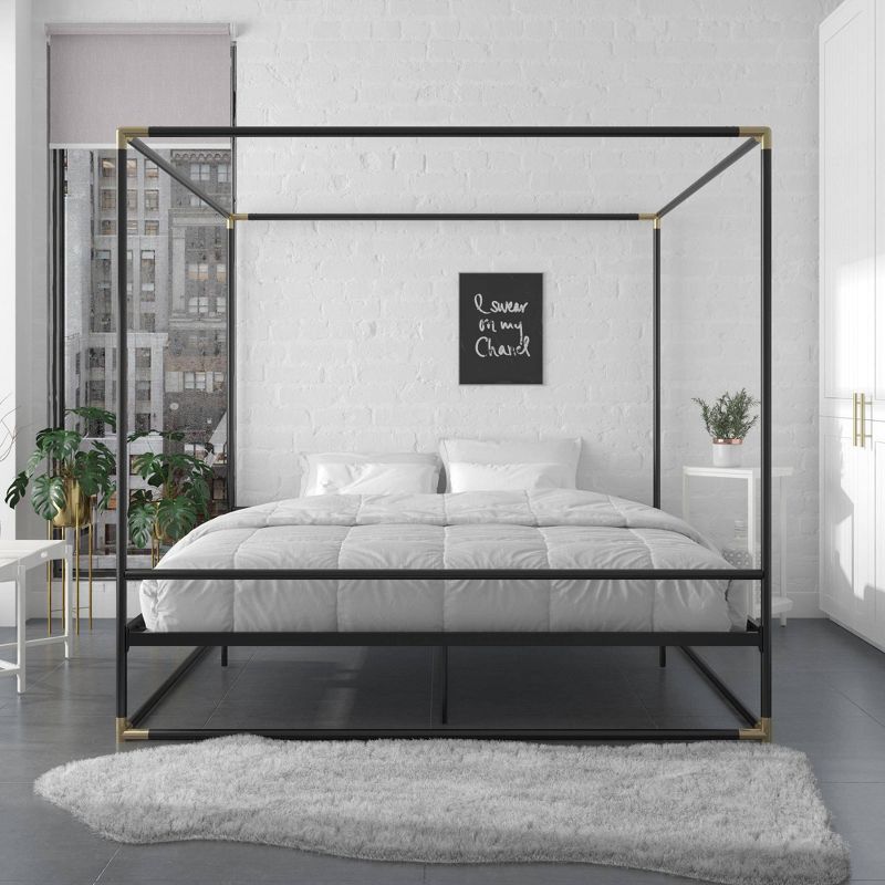 Celeste Canopy Metal Bed -  Cosmoliving By Cosmopolitan , 3 of 16