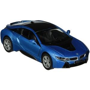 KiNSMART BMW i8 5" 1:36 Scale Die Cast Metal Model Toy Super Car w/Pullback Action - 1 of 1