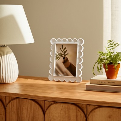 Elegant Resin Picture Frame with Glass Cover - Perfect for Home, Office, Bedroom, or Living Room Décor