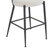 NicBex 25" Teddy Fabric Bar Stools Set of 2/4,Counter Height Bar Stools with Metal Base,Kitchen Island Stools for Dining & Living Room - 4 of 4