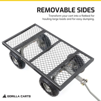 Gorilla Carts GOR1400-COM Utility Cart - Thumbnail 3