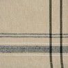 Design Imports  French Stripe Napkin Set 6 Piece, Taupe/Black, 20X20" - 4 of 4