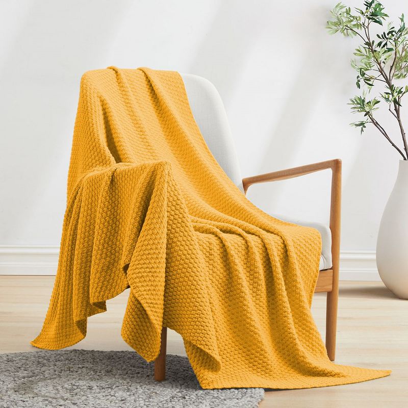 Peace Nest Lightweight and Soft Knit Throw Blanket for Couch, 3 of 7