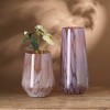 ChicFurnit Decorative Vases Elegant Flower Vase Jarron Florero Glass Vase Tabletop Vase Modern Vase for Living Room Decor, Brown, 5.5"*5.5"*12" - 2 of 4