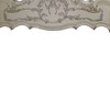 97"California King Bed Dresden Bed Bone White Finish - Acme Furniture: Traditional Design, Claw Feet, Faux Leather - 3 of 4