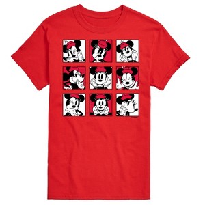 Men's - Disney - Minnie Grid Short Sleeve Graphic T-Shirt - 1 of 4