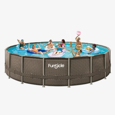 Funsicle 18 ft Oasis Designer Pool - Double Rattan