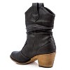 Charles Albert Women's Modern Western Cowboy Distressed Boot with Pull-Up Tabs in Grey Size 11 - 3 of 4