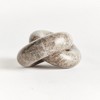 Plum & Post Linked Marble Rings Sculpture - Gray Marble Accent Decor - 3 of 4