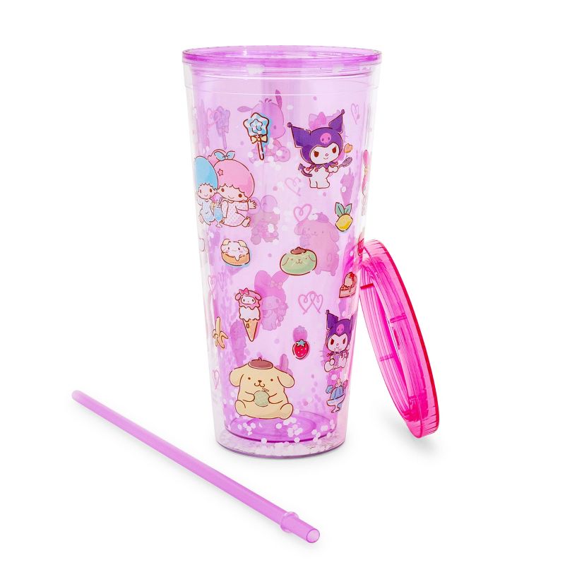 Silver Buffalo Sanrio Hello Kitty and Friends Toss Confetti Carnival Cup | Holds 32 Ounces, 3 of 10