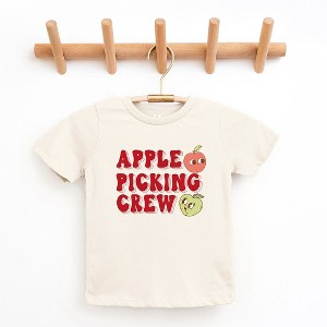 The Juniper Shop Cartoon Apple Picking Crew Toddler Short Sleeve Tee - 1 of 2