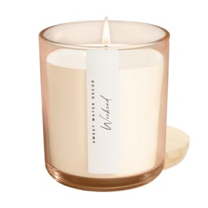 Sweet Water Decor Weekend Tinted Glass Jar Candle - 12oz - 1 of 3