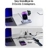 Intoval Wireless Charger Qi-Certified Charging Station for iPhone, Apple Airpods and Apple Watch - Z5 - 3 of 4