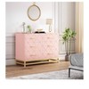 6-Drawer Modern Wooden Dresser,Multi-Scene Storage Furniture for Bedroom/Living Room/Entryway - 2 of 4