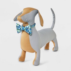 Geo Check Dog Bowtie - Boots & Barkley™ One Size Fits Most - 1 of 3