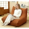 Dexmalle High Density Foam Modern Bean Bag Chair,Brown - 3 of 4