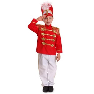 Dress Up America Drum Major Costume for Toddler Boys - Red Marching Band Uniform - 1 of 2