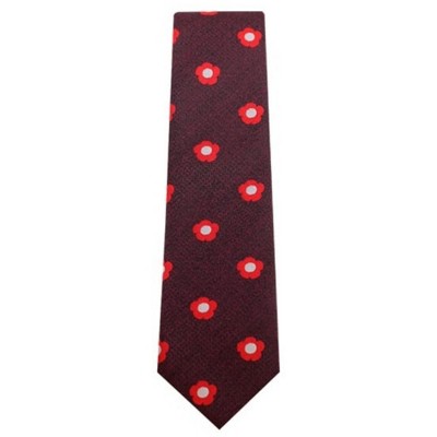 Men's Floral Slim 2.5 Inch Wide And 58 Inch Long Woven Neckties