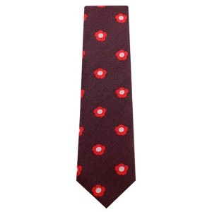 Men's Floral Slim 2.5 Inch Wide And 58 Inch Long Woven Neckties - 1 of 4
