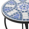 Maggift Patio End Tables Accent Side End Table for Outdoor and Indoor, Garden, Backyard Use, Special Design, Multicolored, 13.75"*13.75"*21.4" - 4 of 4