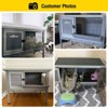 Aivituvin Outdoor Rabbit Hutch, Removable Tray with Metal Wire  (Inner Space 3.1ft²)-AIR01-B - 3 of 4