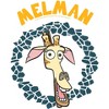Girl's Madagascar Melman Wreath Frame T-Shirt - 2 of 4