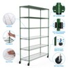 NicBex 82.00" 6-Tier Bookshelf with Adjustable Shelves & Wheels Bookcases for Living Room Home Office - 4 of 4