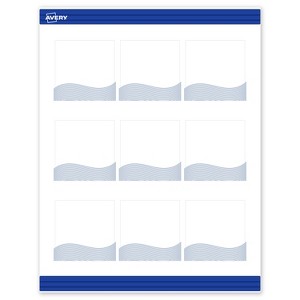 Avery Square Business Cards, Colorful Design, 2.5" x 2.5", 90 Total - 1 of 4