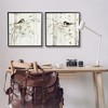 Stupell Industries Perched Birds Country Botanicals 2pc Framed Giclee Art Set - 2 of 4