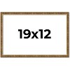 PosterPalooza | Textured Gold Picture Frame - UV Acrylic, Backing Board, Hanging Hardware Included - 3 of 4