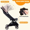 Lightweight Stroller, Compact One Hand Fold Travel Stroller for Airplane Friendly - 2 of 4