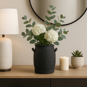 Decorative Ceramic Vase for Flowers in Room Display - Traditional Vase Perfect Home Decor Accent for Living Room, Bedroom, and Office - 1 of 4