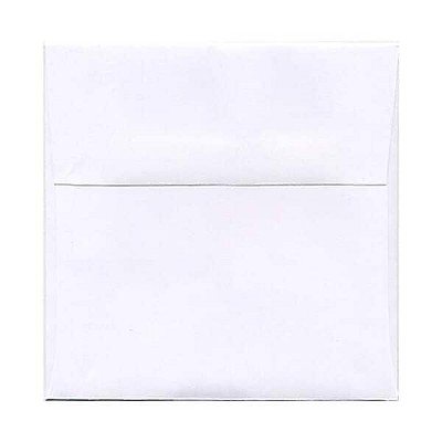 JAM Paper 5 x 5 Square Invitation Envelopes White 28414I