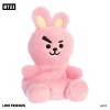 Aurora Mini Palm Pals COOKY BT21 Lovable Stuffed Doll Pink 5" - 2 of 3