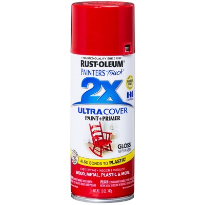 Rust-Oleum 12oz 2X Painter's Touch Ultra Cover Gloss Spray Paint Red